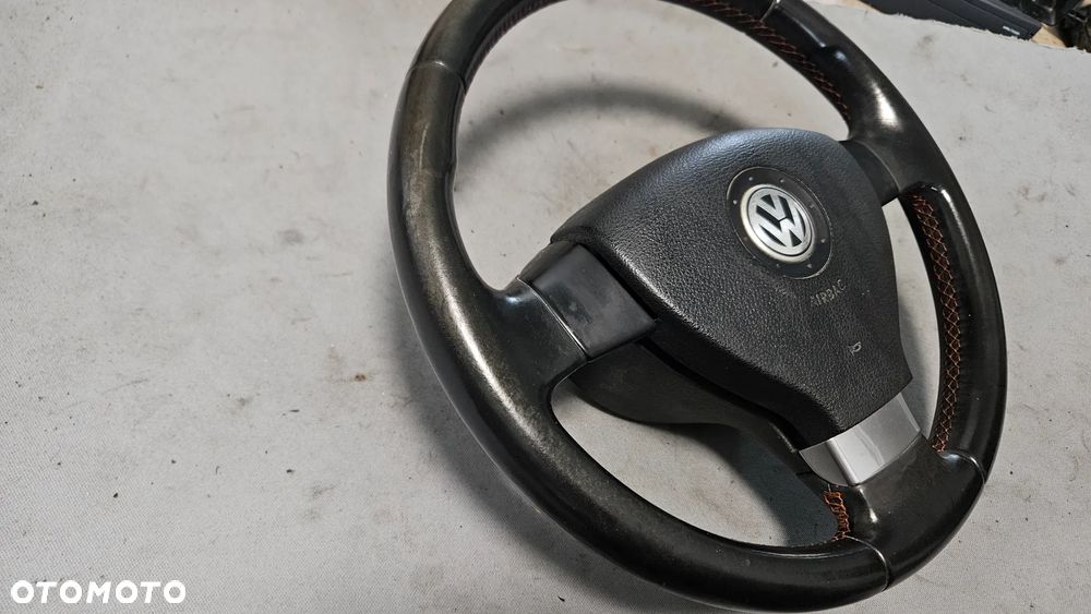 Kierownica airbag skóra skórzana Goal VW Golf 5 V 2006r 5d hatchback LC9Z - 2