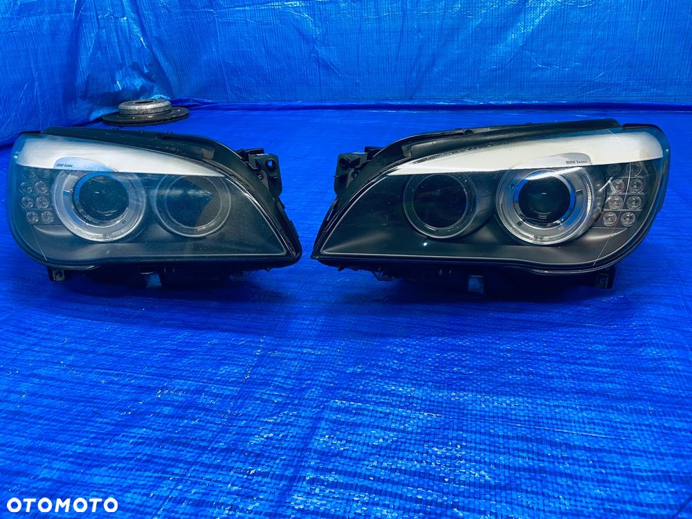 REFLEKTOR LAMPA LEWA PRAWA LEWY PRAWY PRZÓD PRZEDNIA XENON KSENON BI-XENON NIESKRĘTNY BMW 7 F01 F02 PRZEDLIFT 11R ; 7182140 7182139  61337182140 61337182139 ORYGINAŁ EUROPA - 1