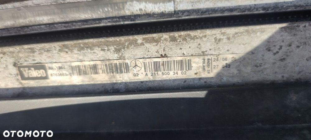 KOMPLET CHŁODNIC MERCEDES W211 3.0CDI A2115003402 3137229007 1137328108 - 3