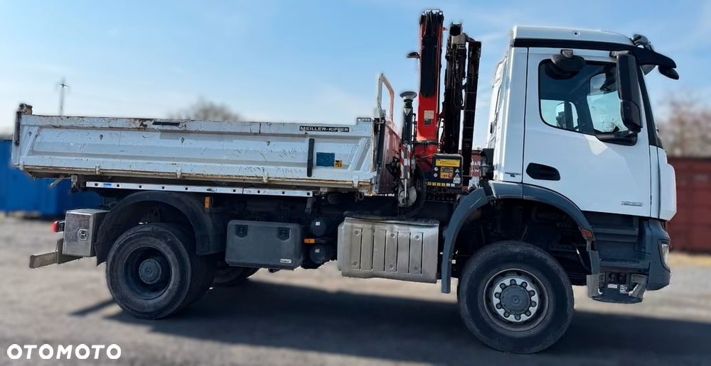 Mercedes-Benz Arocs 1832 4x4 | WYWROTKA MEILLER | HDS FASSI F120 | 123.000 km - 8