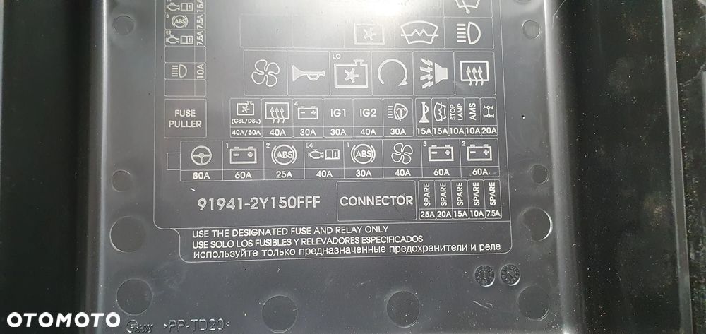 Obudowa skrzynka bezpieczników Hyundai IX35 1.7 CRDI 91950-2S010 - 11