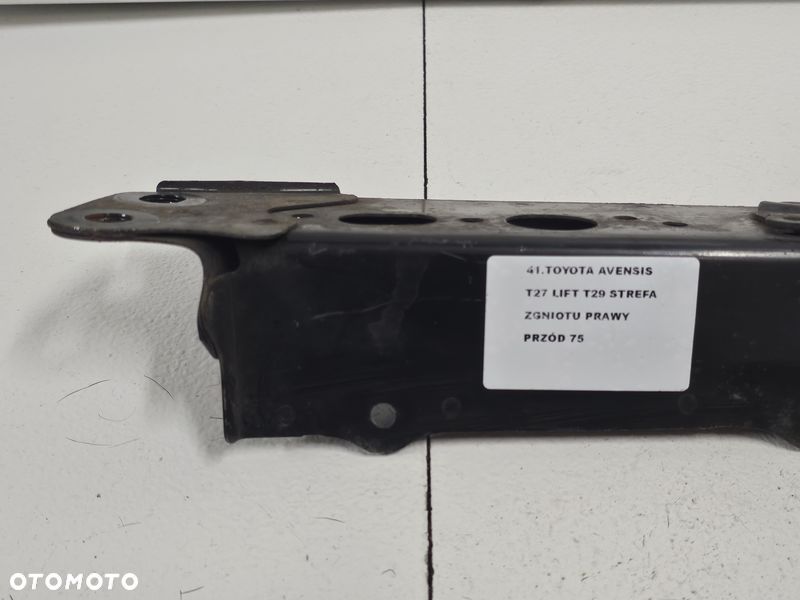 TOYOTA AVENSIS T27 LIFT T29 STREFA ZGNIOTU WSPORNIK PRAWY PRZÓD - 10