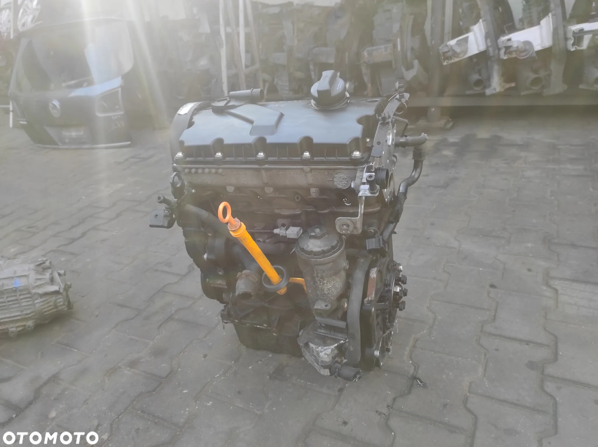 SILNIK SŁUPEK VW AUDI SEAT SKODA 1.9 TDI 105 KM 204TYS BJB BKC BXE BRU AVQ BXF Z POMPOWTRYSKAMI WYSYŁKA !!!!!! - 2