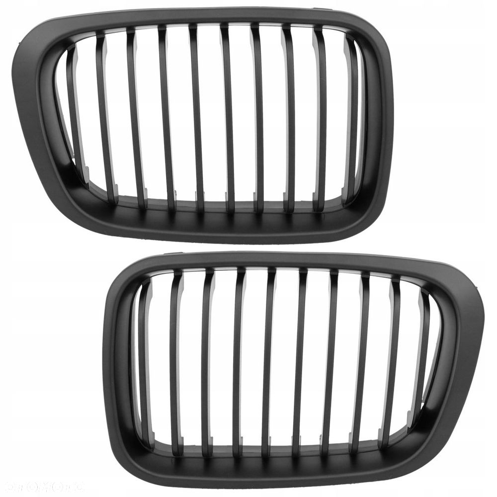 Atrapa Grill Kratka Tuning Black Mat Czarne kpl BMW 3 E46 COMPACT 2000-05 - 1
