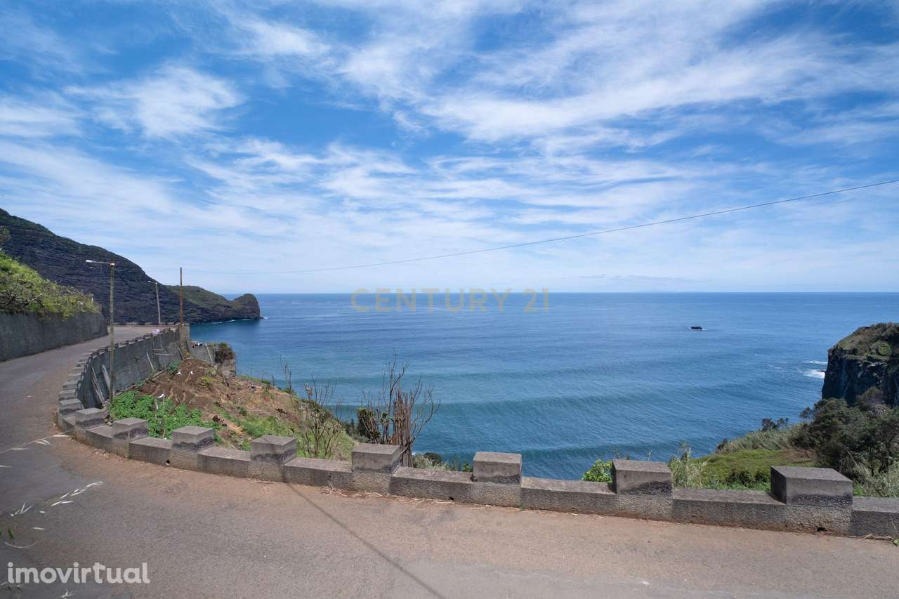 Terreno com vista mar definitiva na Fajã do Mar, Faial — Santana - Grande imagem: 3/11