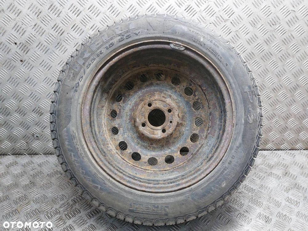 KOŁO ZAPASOWE ZAPAS 4x100 6Jx15 ET50 FI60,1 195/55R15 2005R PIRELLI P6 - 8