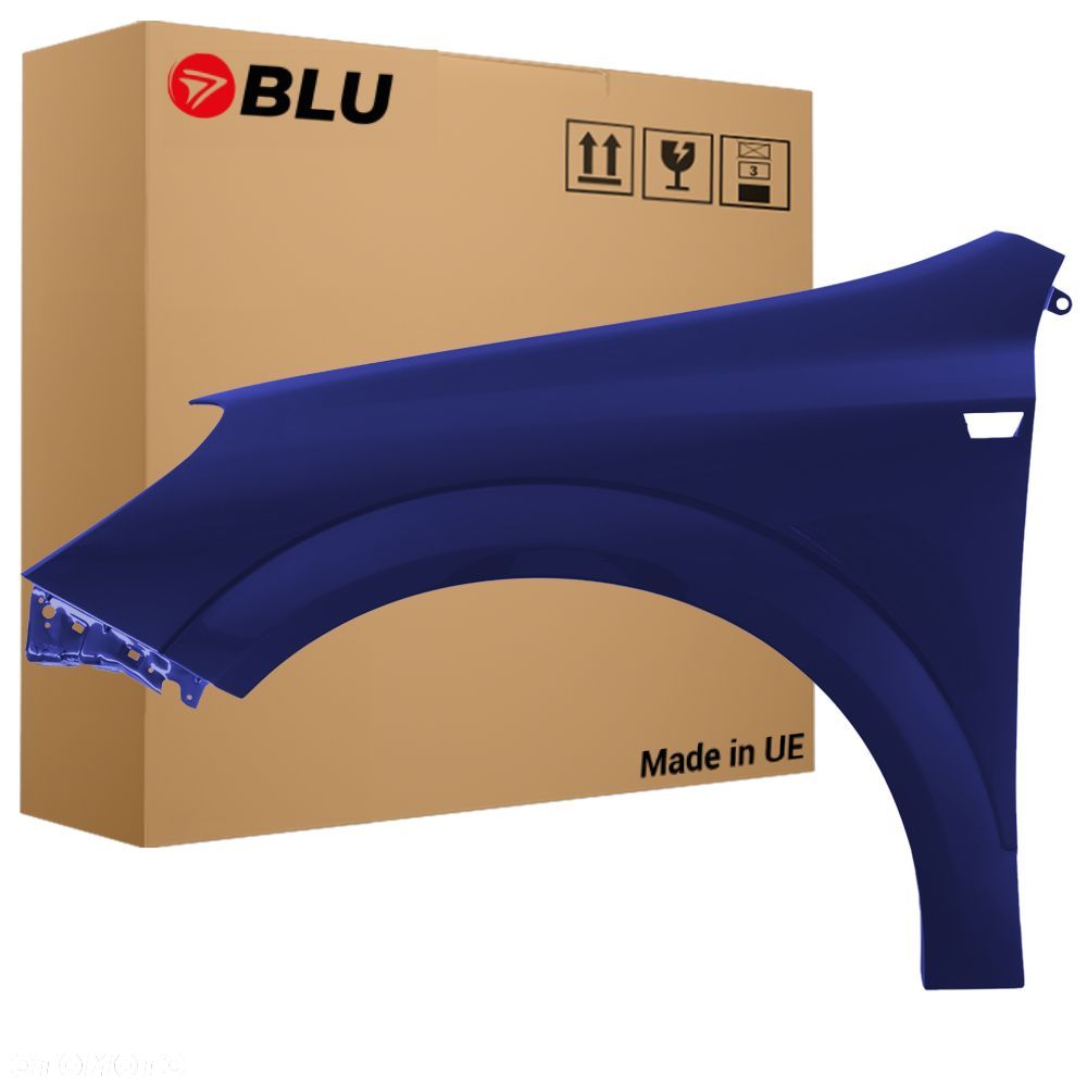 BLU Błotnik OPEL ASTRA H 3 III Z20Z lewy niebieski 04-14 przód RoyalBlue - 1