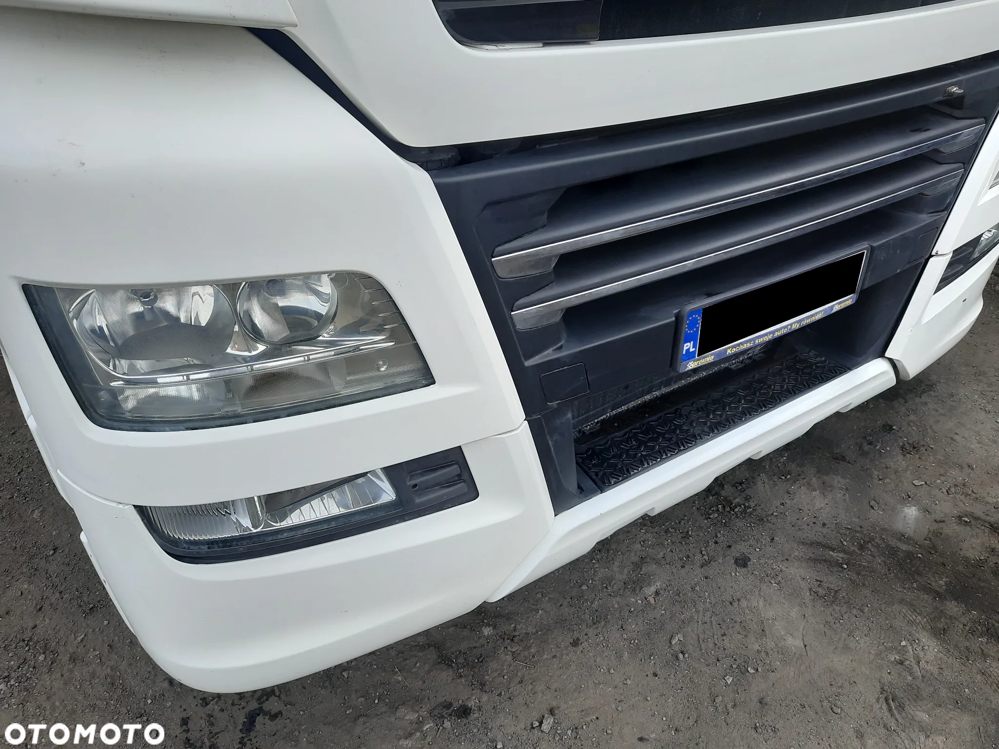 # MAN TGX EURO 6 LIFT 2018 r KOMPLETNY PRZÓD BIAŁY ZDERZAK MASKA ATRAPA LAMPY LAMPA - 4