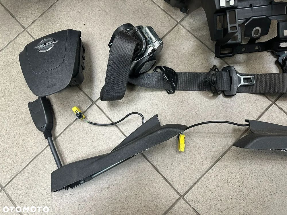 ASTRA IV J DESKA ROZDZIELCZA KONSOLI PODUSZKA AIRBAG PASY NAPINACZE EUROPA - 7