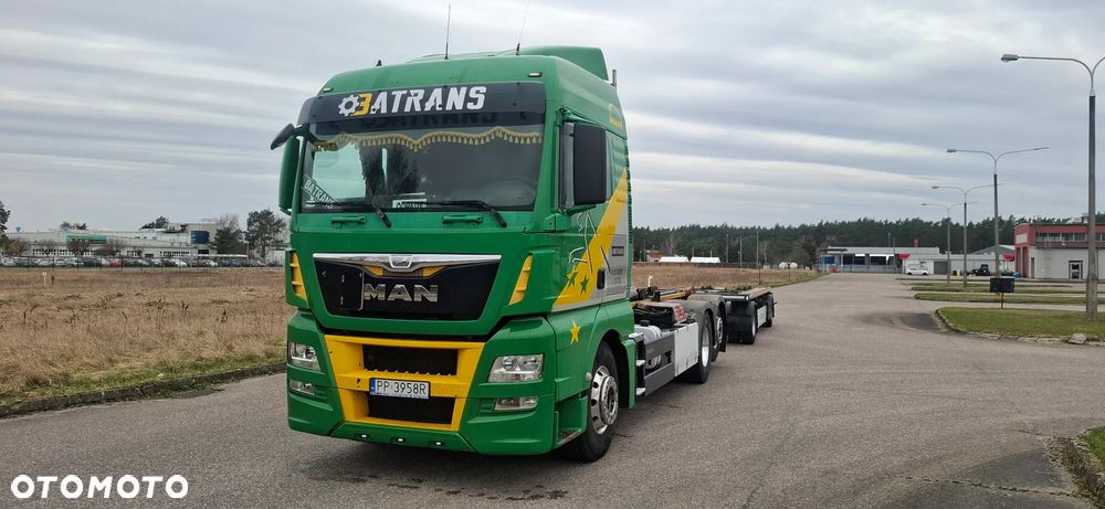 MAN MAN TGX 26.480 Hakowiec 2015r + przyczepa Wielton PS2 2017r - 2