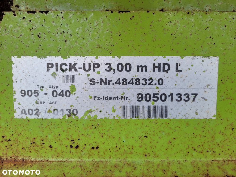 Claas PU 300 HD Pick-up - 10
