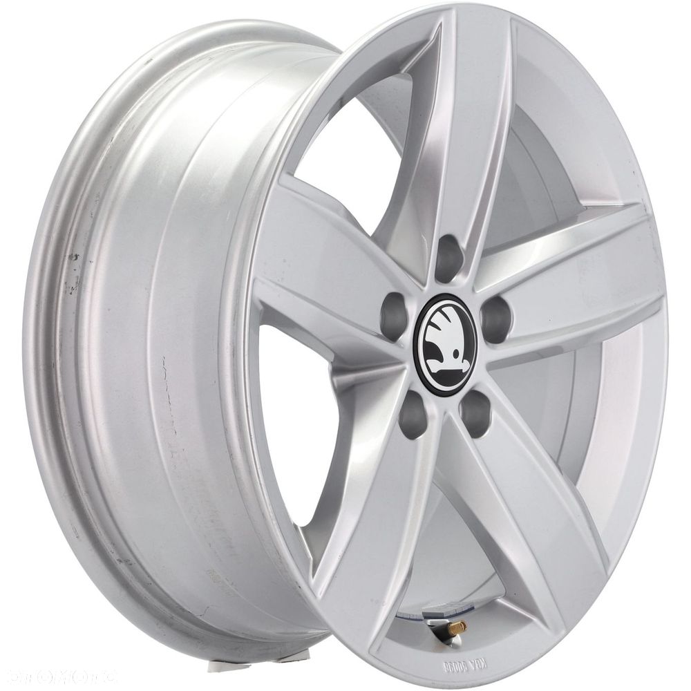 4x OEM Felgi 16 m.in. do AUDI A3 A4 MG 5 HS ZS SEAT Leon SKODA Karoq Octavia Superb VW - 7N0071496C - 9