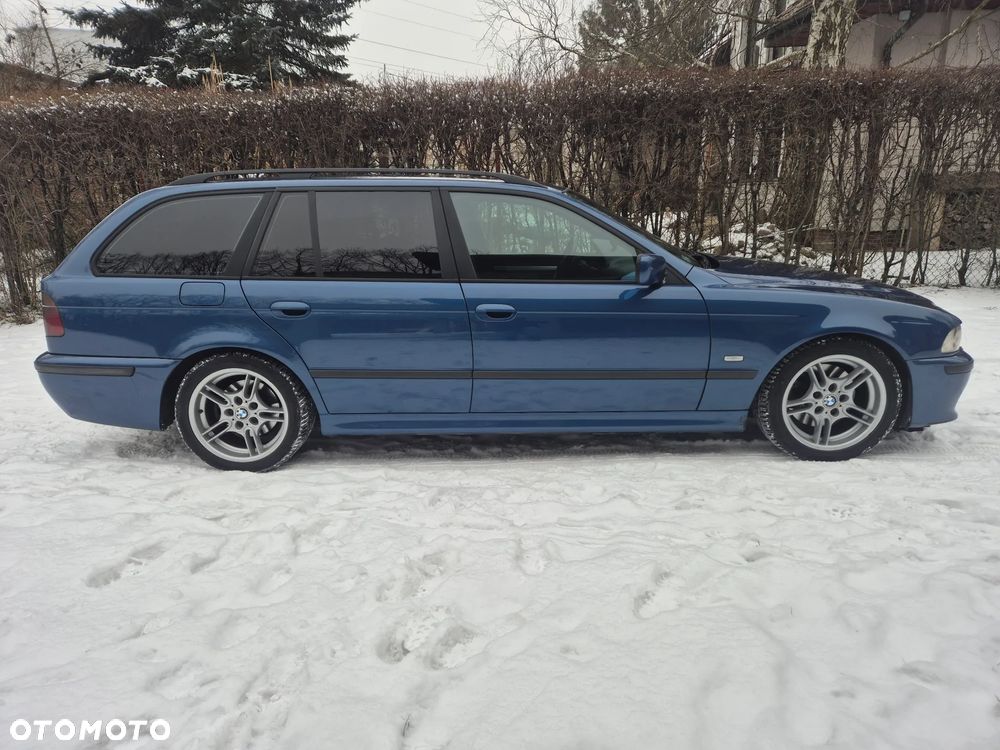 BMW 530D E39 Touring Seria 5 2002r LIFT Mpakiet Topasblau Metallic wszystkie części - 8