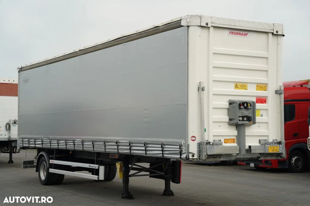 Fruehauf / CORTINĂ / PUNTE DE DIRECȚIE / DUBLU / CUȘURI DE CĂRUCĂ / PODEA REZISTENTĂ - 1