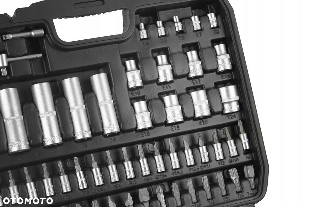 KLUCZE NASADOWE 108 NASADKI PŁASKIE BITY TORX - 4