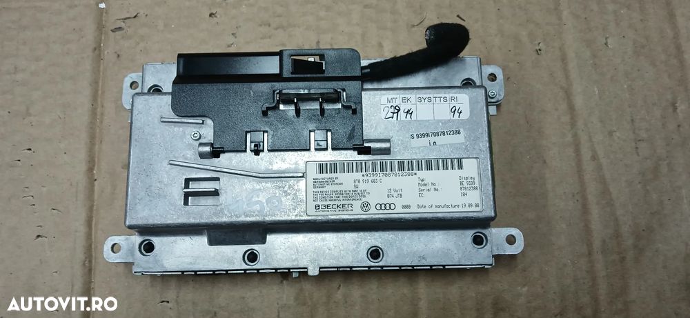Display navigatie  Audi A4 8k 2010 - 3
