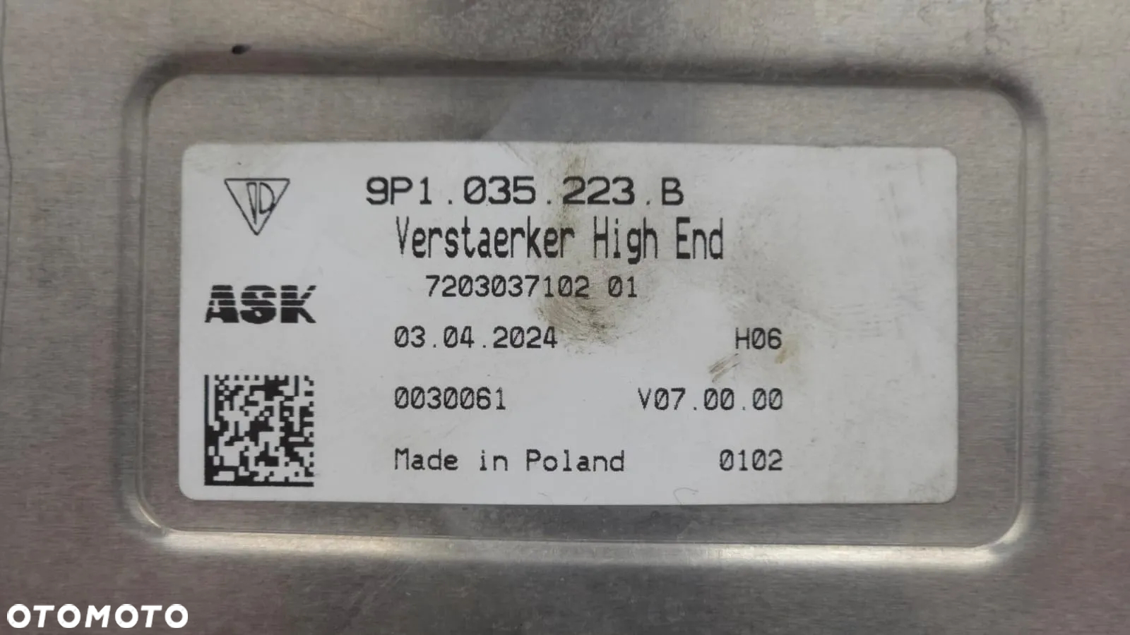 Wzmacniacz Porsche 911 991 Burmester 9P1035223B - 3
