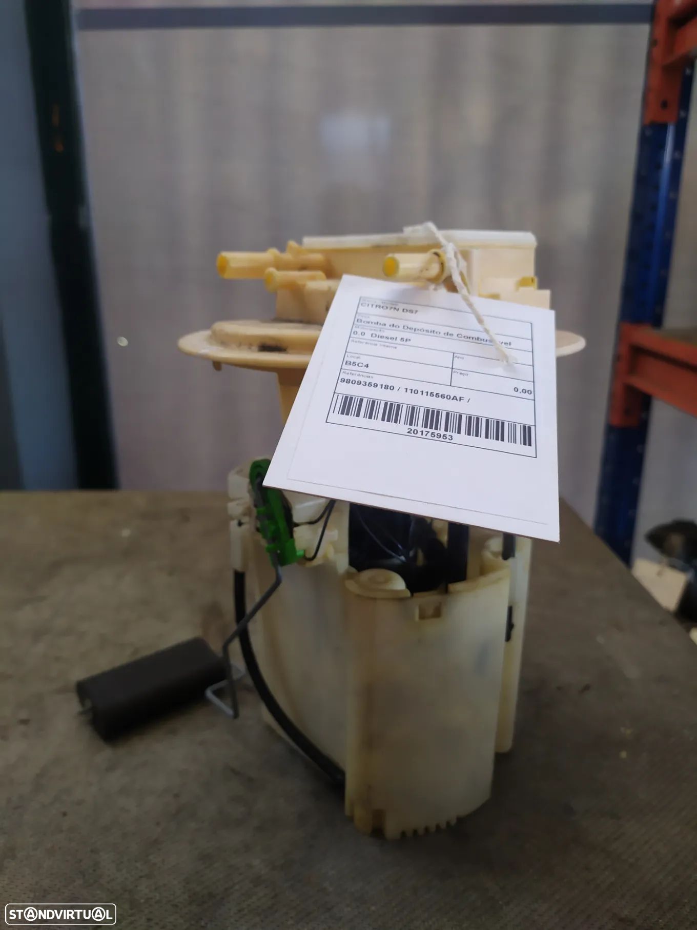BOMBA DE COMBUSTIVEL CITROEN DS7 / 9809359180 / 110115560AF - 1