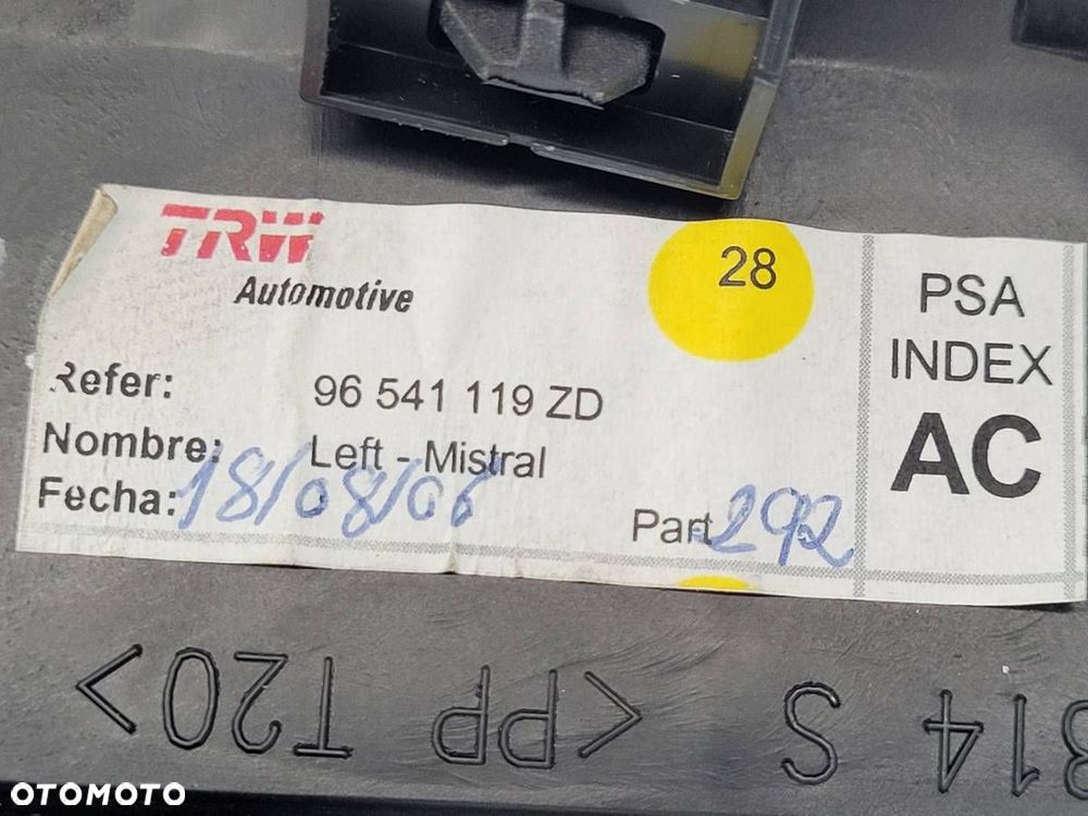 KRATKA NAWIEWU LEWA PRAWA KOMPLET CITROEN C4 PICASSO 96541118 96541119 - 6