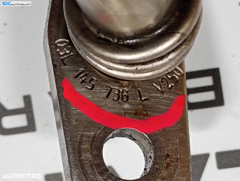 Teava Conducta Tur Retur Ulei Turbo Turbina Turbosuflanta Seat Toledo 4 1.6 TDI 2012 - 2018 Cod 03L145535D 03L145736L [M6188] - 3