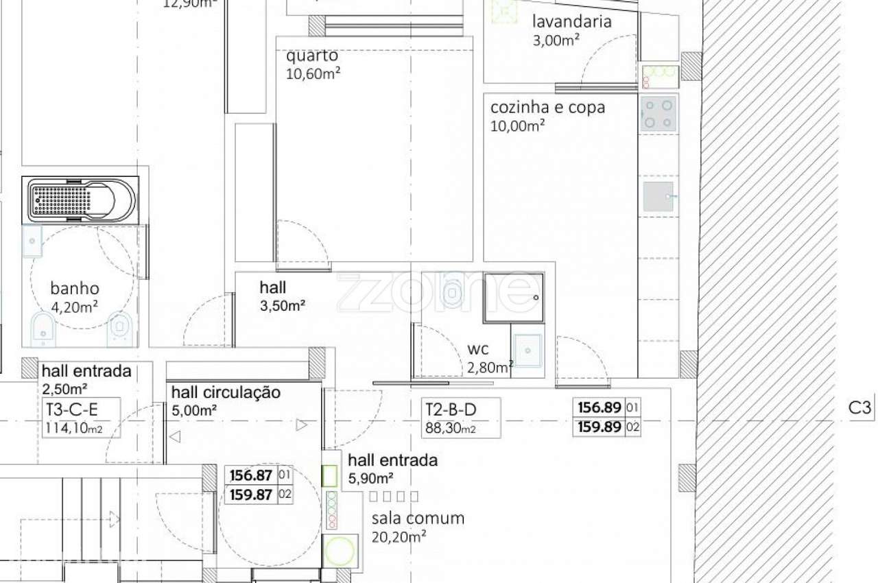 Apartamento T2 NOVO em Rio Tinto - Grande imagem: 3/13