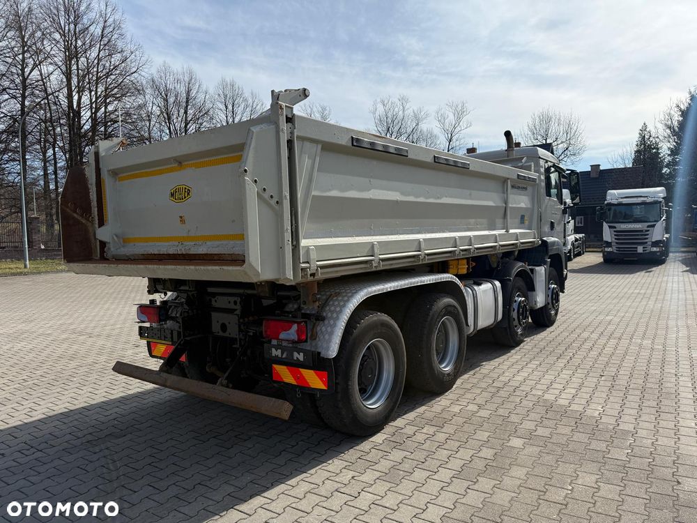 MAN 35.460 TGS wywrotka 8x4, 3-str. MEILLER, BORDMATIC, 302 t.km., TOP! - 7