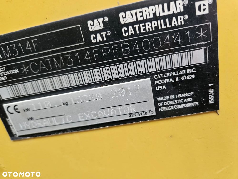 Caterpillar 314f rototilt szczypce system 3d - 8