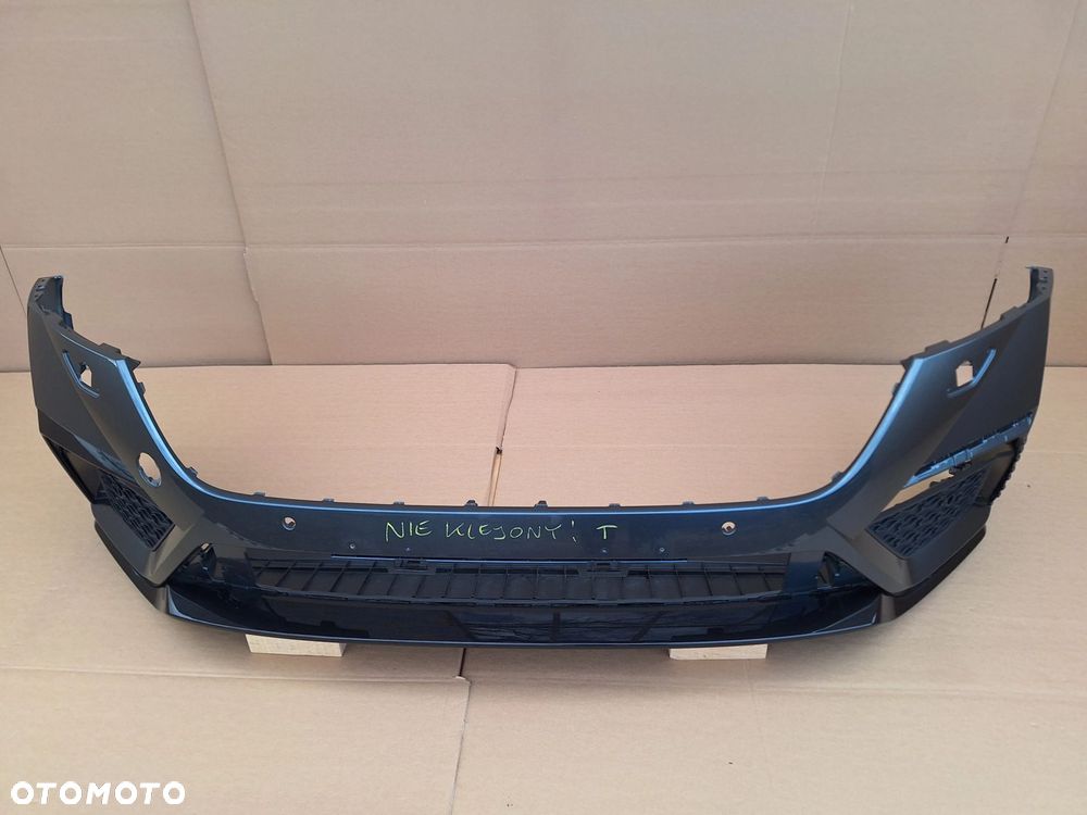 SKODA OCTAVIA IV 4 RS 19- 20-24 5E3 NIE KLEJONY! ZDERZAK PRZÓD PRZEDNI+PŁYTA DOLNA ORYG. 5E3807221F WYSYŁKA 24H - 6