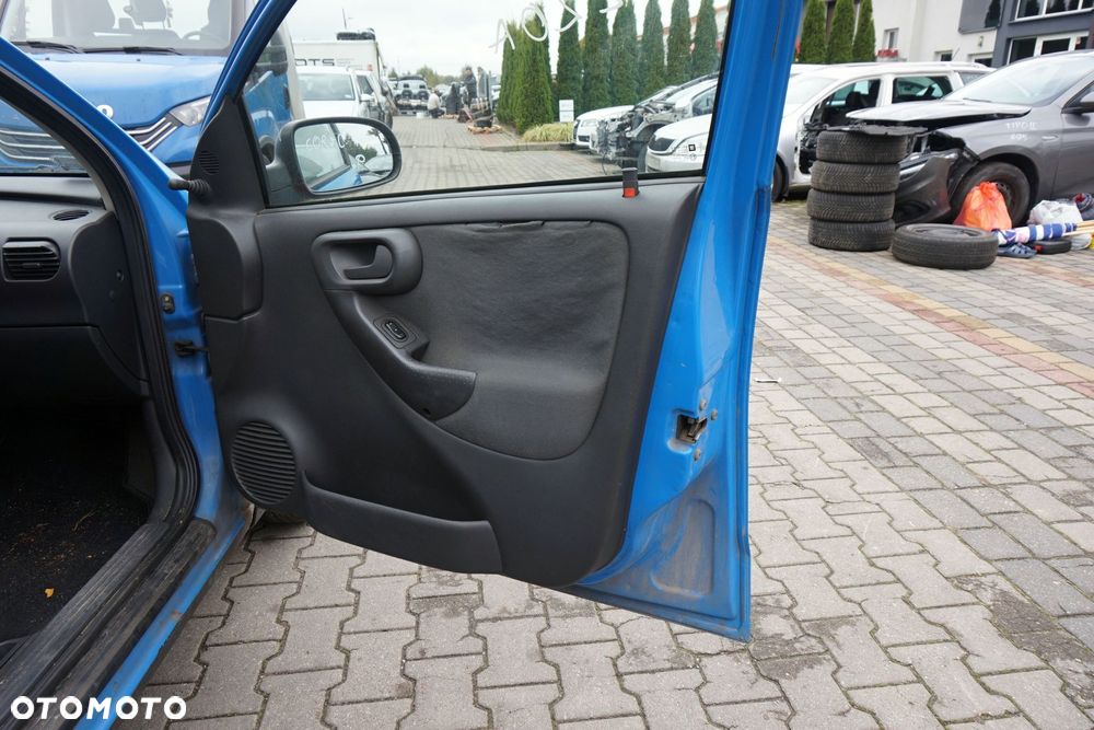 DRZWI PRZEDNIE PRAWE CORSA C III 5D HB Z20A  NIEBIESKI OPEL 1999-2003 - 9