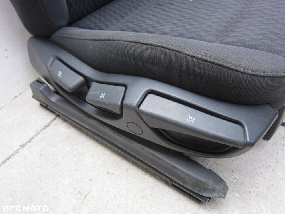 BMW 3 E46 SEDAN KOMBI FOTEL PRAWY PASAŻERA CZARNY MATERIAŁ - 6