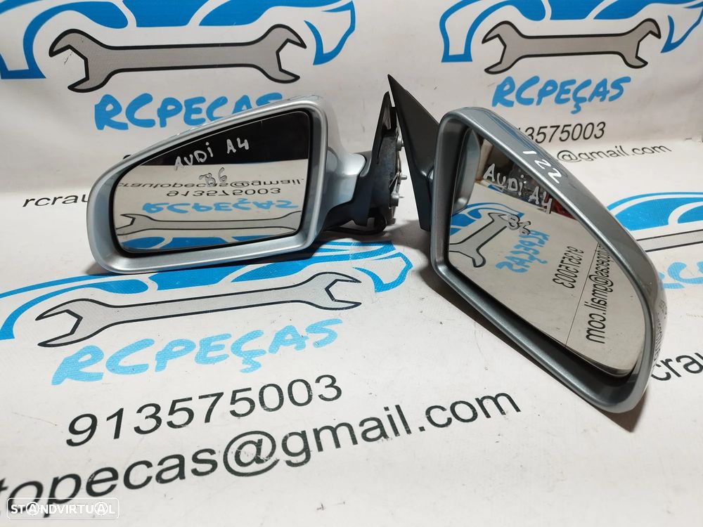 ESPELHO RETROVISOR ESQUERDO DIREITO AUDI A4 B6 8E1858531A 8E1858531 8E1858532A 8E1858532 ELETRICO AQUECIDO ESPELHOS RETROVISORES - 4