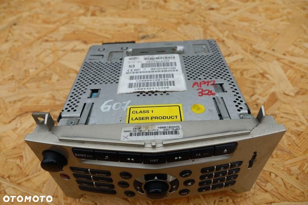 RADIO NAWIGACJA GPS PEUGEOT 607 LIFT 96590509EF - 2