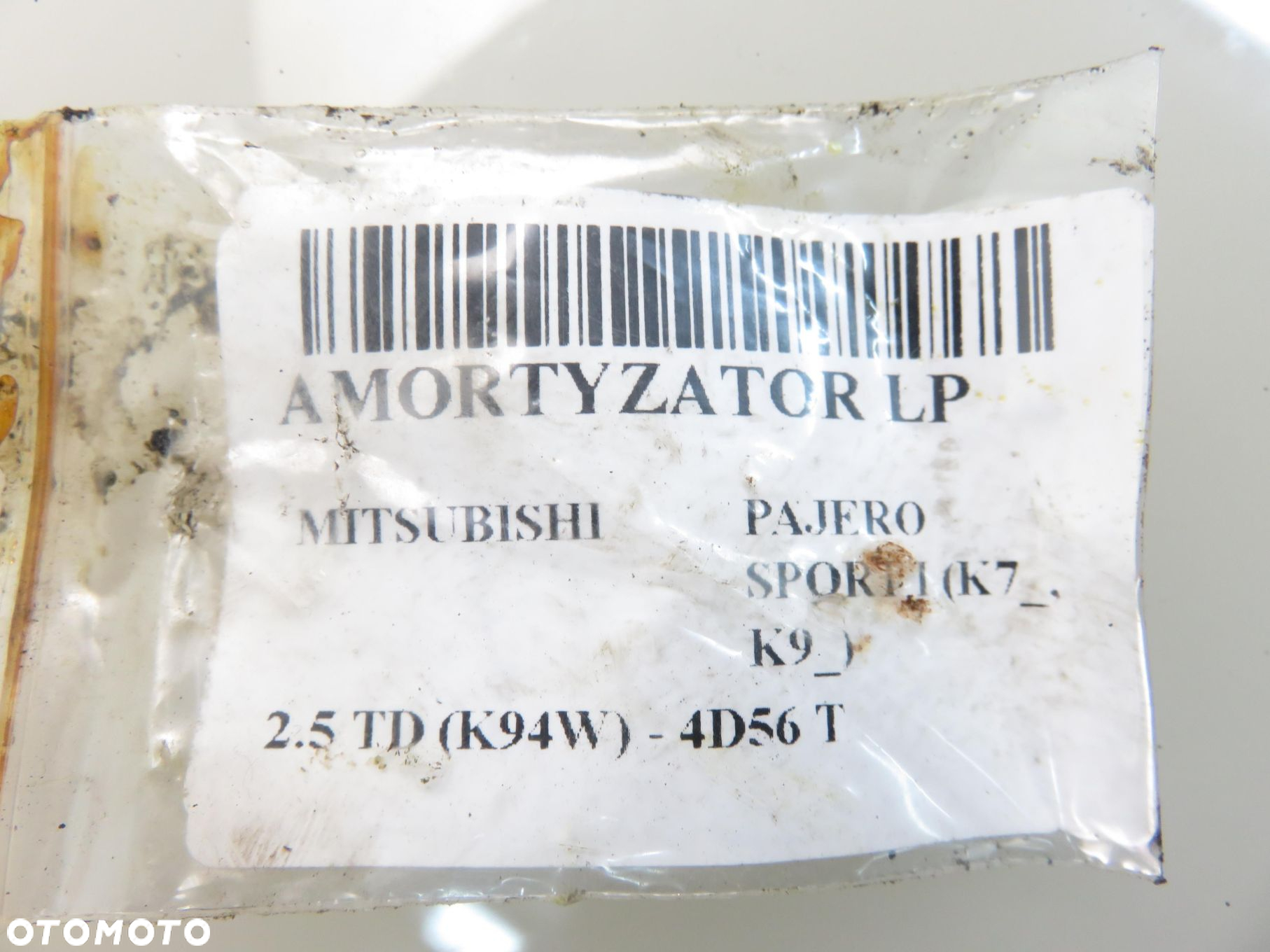 AMORTYZATOR LEWY PRZEDNI MITSUBISHI PAJERO SPORT I  2.5 TD 99 - 4D56 T - 3