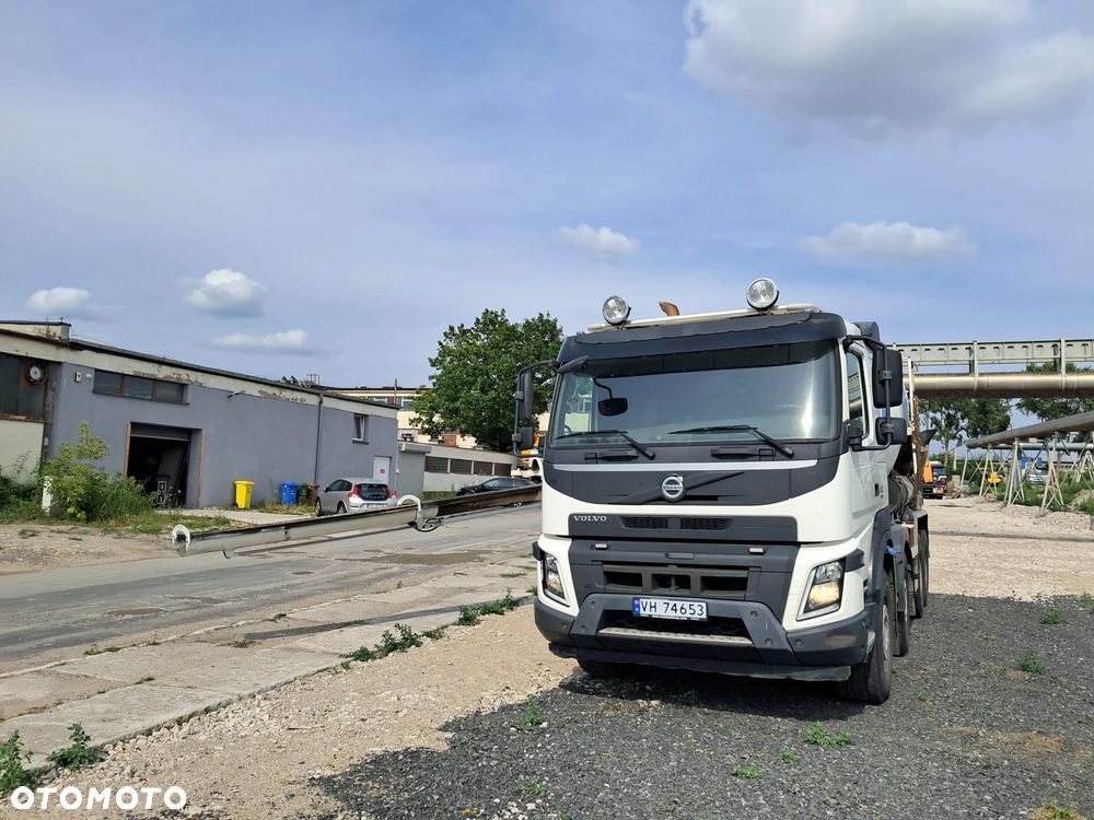 Volvo FMX 500 8X4 10m3 gruszka + 11m rynna hydrauliczna, ster radiowe, euro 6 - 5