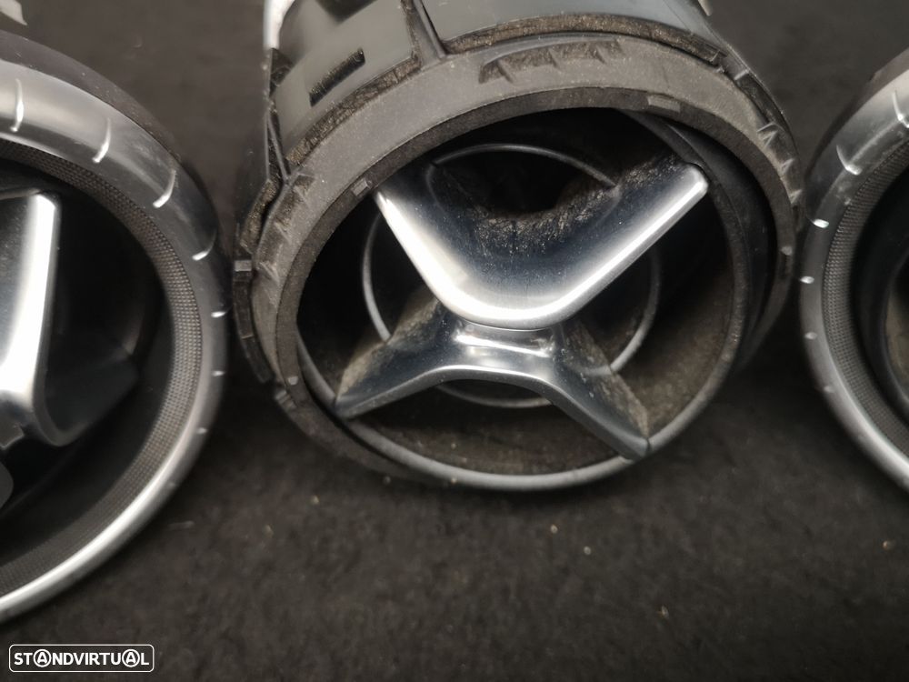 Grelha de sofagem frente KIT  Originais MERCEDES CLA W117 2014+ - 7