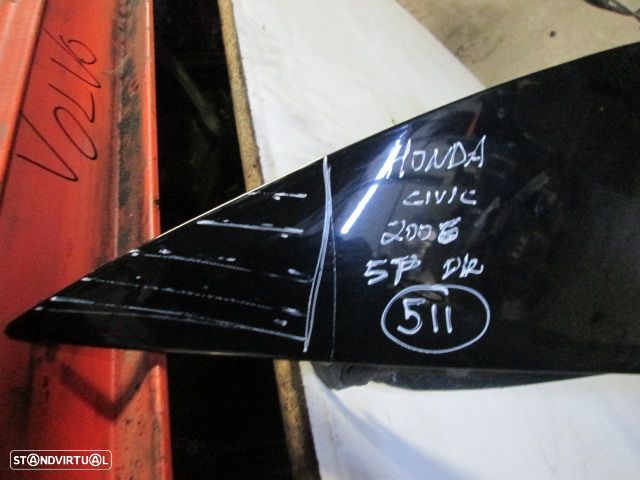 Guarda Lamas GL511 HONDA CIVIC 2006 5P PRETO USADO Drt - 1
