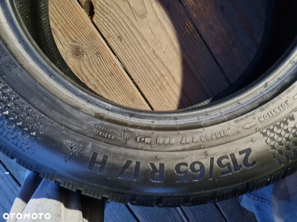 Opony CONTINENTAL WINTER CONTACT TS 870P 215/65R17 2023r,7,5/5,5 bdb stan - 12