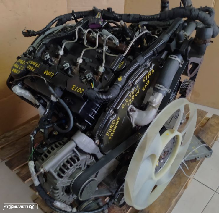 Motor Ford Transit 2.2TDCI 125cv CYRA caixa 6 velocidades CC1R 7003 BB - 7