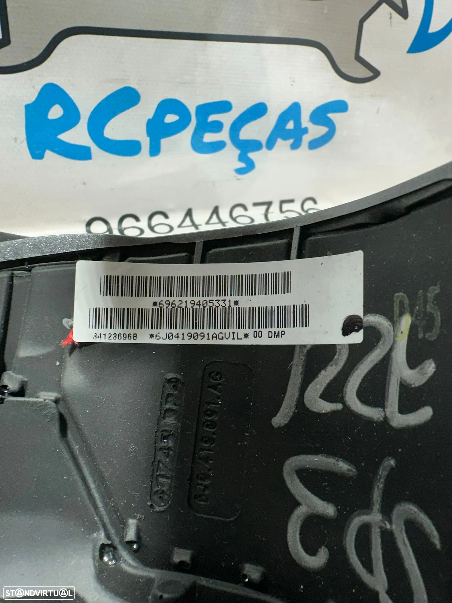 .Volante Airbag Pele Perfurada Seat Ibiza 6J FR MK5 2008 - 2017 - 5