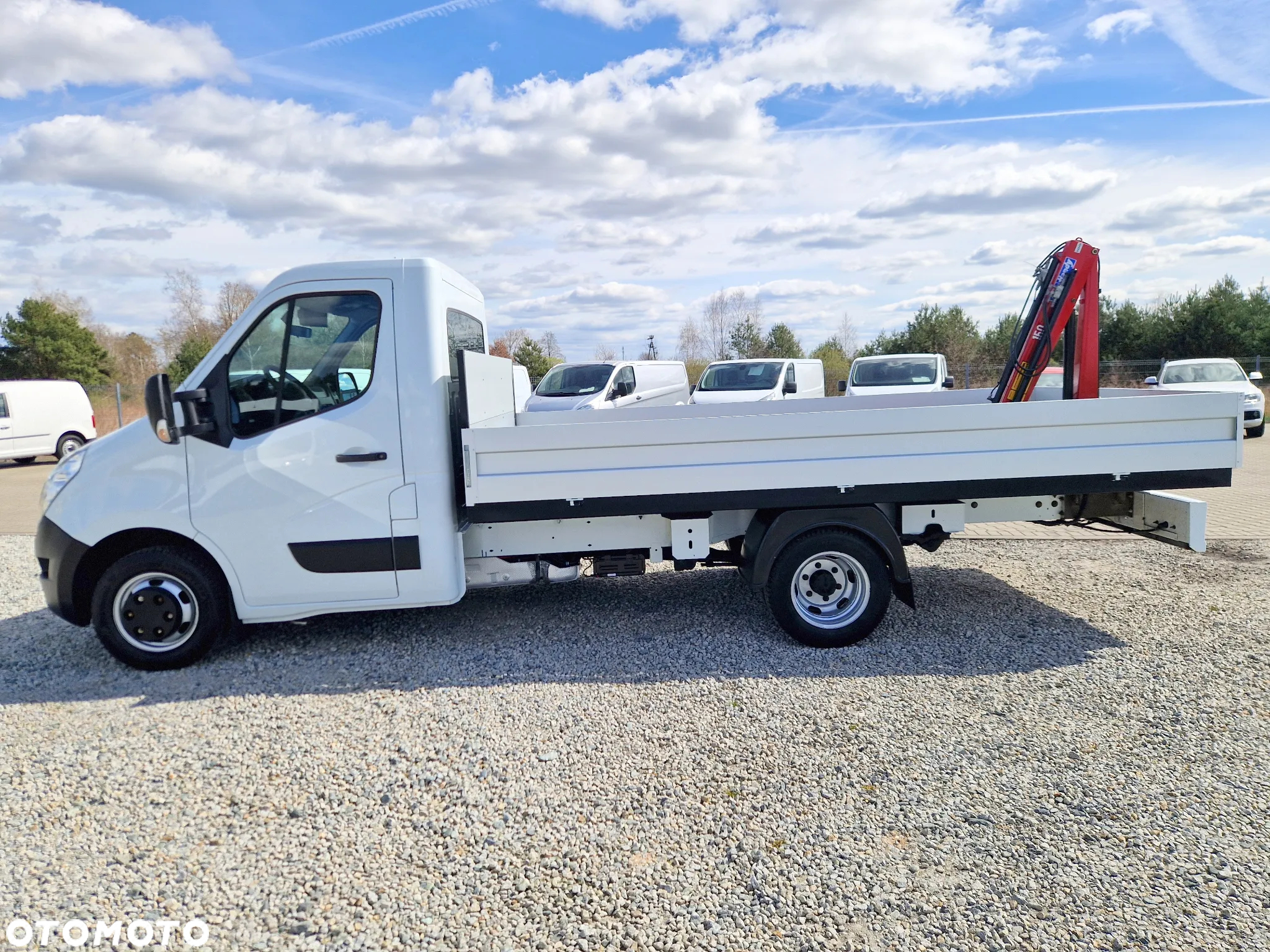 Renault MASTER 2,3 DCI 165 KONNA SKRZYNIA 4,1M HDS HMF 830 KG KLIMA BLIŻNIAKI DO 3,5T 157T/KM PRZEBIEGU GWARANCJA - 3
