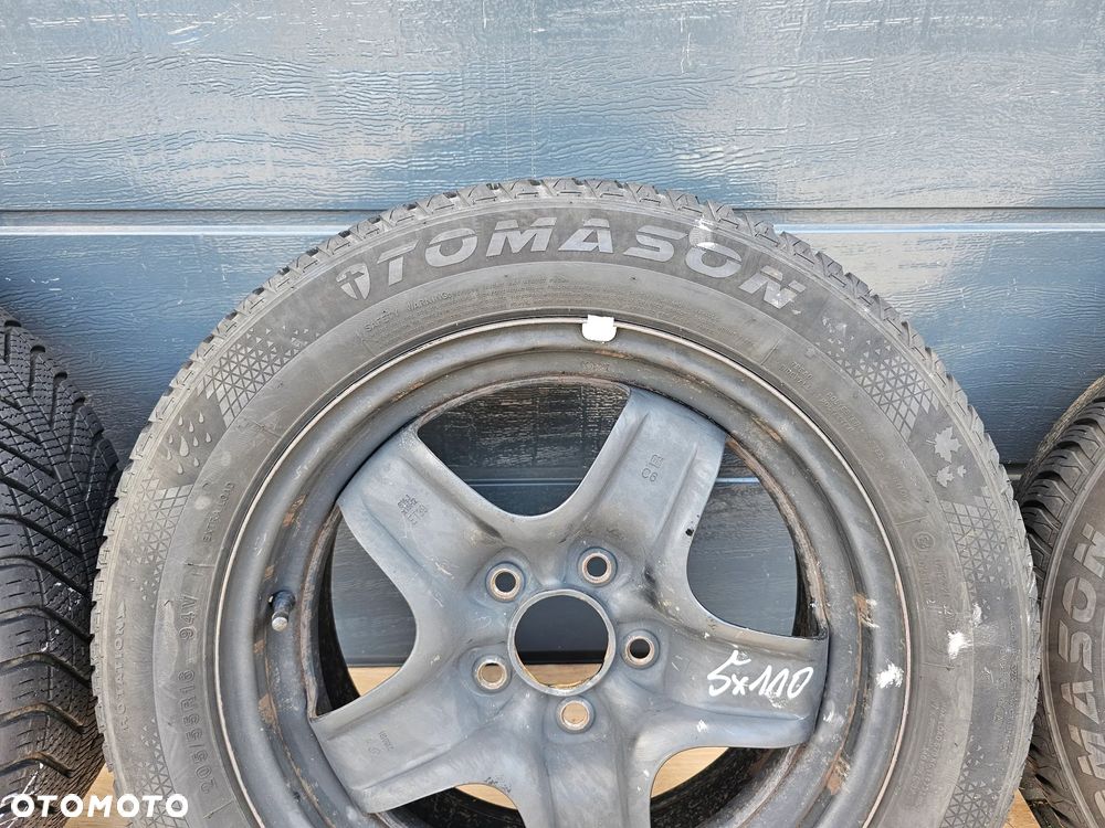 FELGI STALOWE STRUKTURALNE OPONY WIELOSEZON OPEL VECTRA C ASTRA H ZAFIRA A B MERIVA B SIGNUM 5X110 16 CALI 205/55/16 ET39 - 5