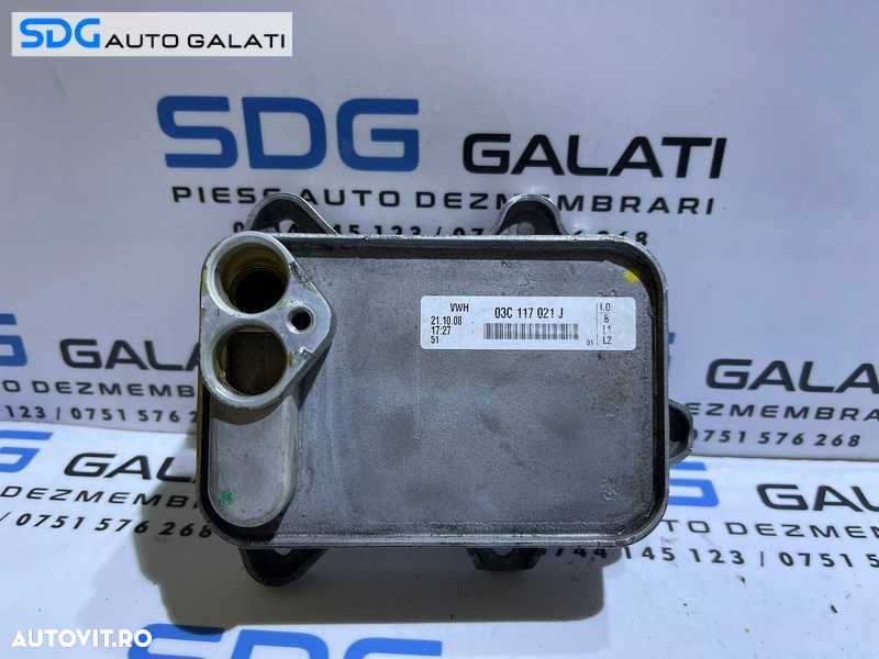 Termoflot Radiator Racire Ulei VW Golf 5 1.4 TSI BLG BMY CAX CAXA CAVD 2004 - 2008 Cod 03C117021J - 1