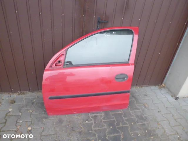 DRZWI LEWY PRZÓD LEWE PRZEDNIE KOMPLETNE OPEL CORSA C Z573 - 8