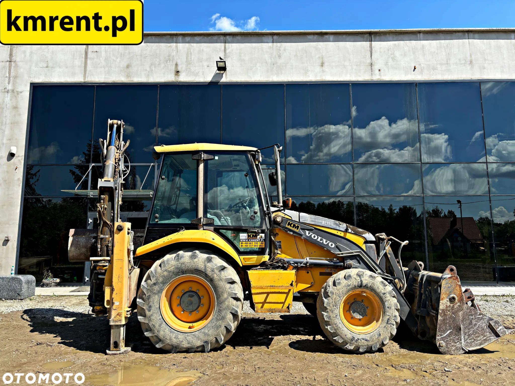 Volvo BL 71 KOPARKO-ŁADOWARKA 2008R. | JCB 3CX CAT 428 432 CASE 590 580 - 1