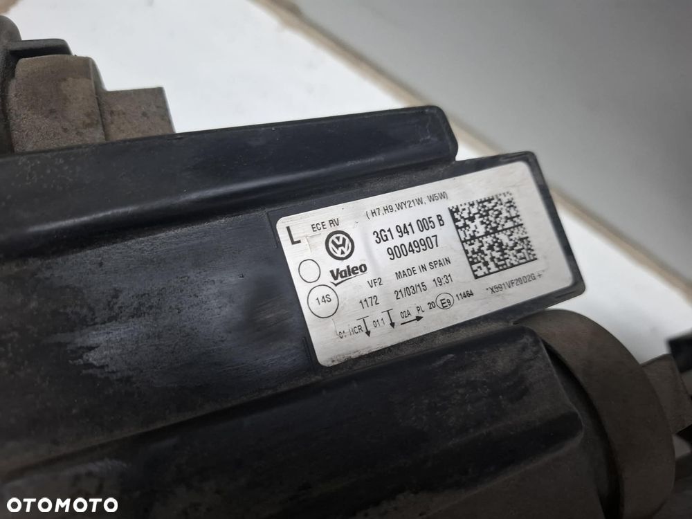 LAMPA LEWA PRZEDNIA PRZÓD VW PASSAT B8 14- ZWYKŁA 3g1941005b IDEALNA - 11