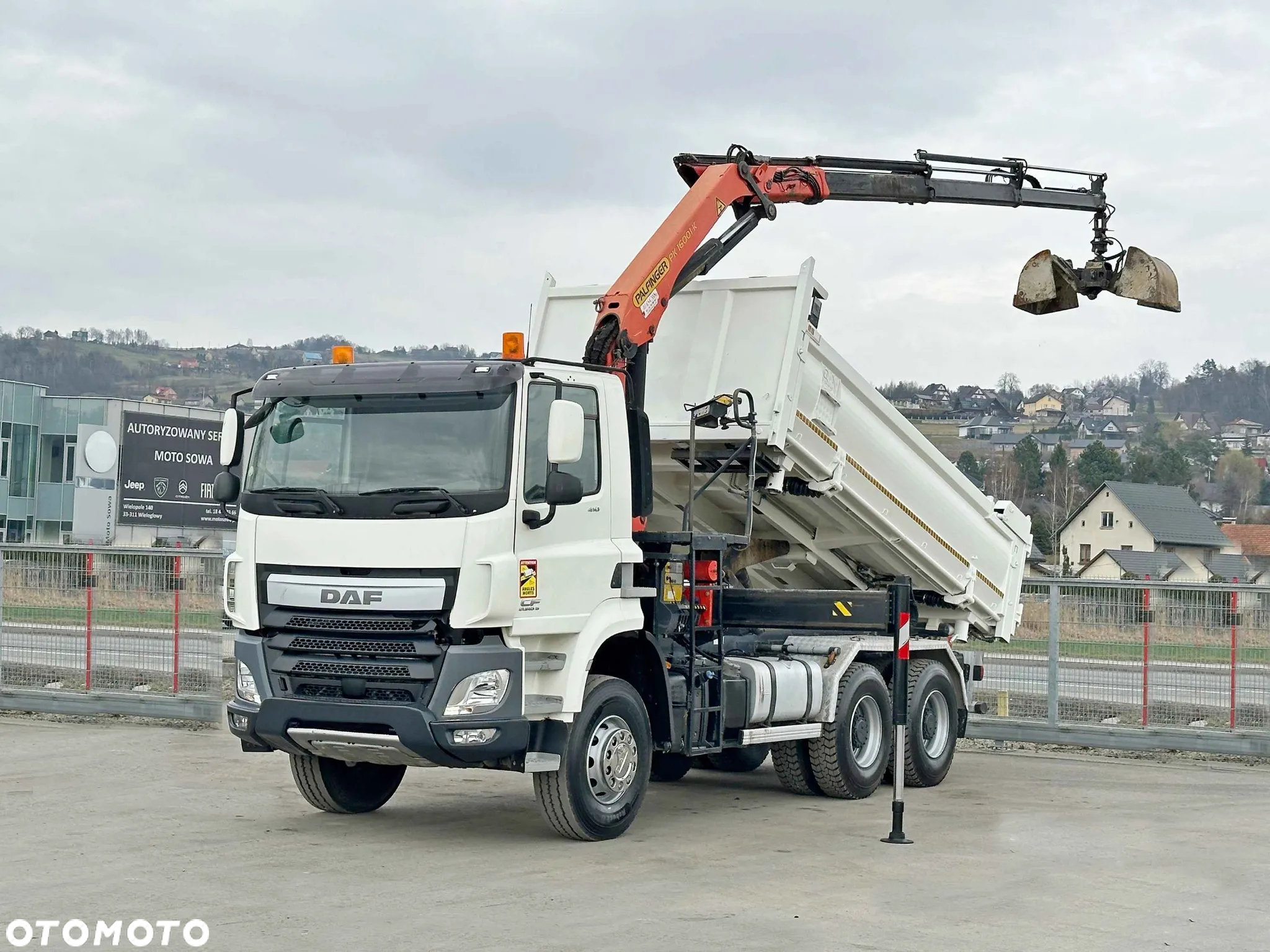 DAF CF 410 * Wywrotka 4,90 m + PK 16001 - K B * 6x4 * STAN BDB - 2