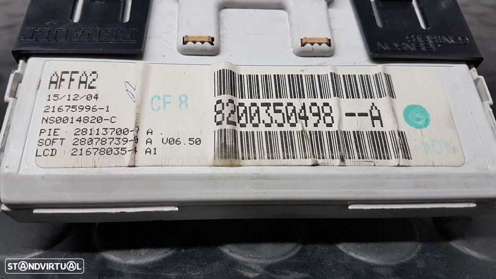 TELA/ECRÃ MULTIFUNÇÕES RENAULT MEGANE II CLASSIC BERLINA CONFORT EXPRESSION - 4