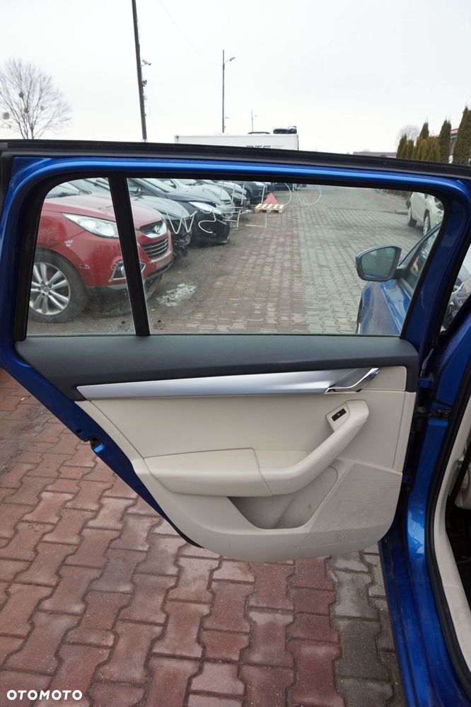 DRZWI TYLNE LEWE OCTAVIA III 5E5 KOMBI LF5W  NIEBIESKI SKODA 2012-2016 - 5