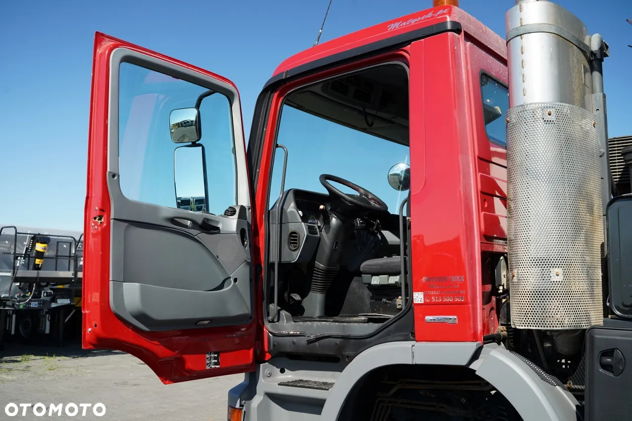 Mercedes-Benz ACTROS 4141 / 8X6 / WYWROTKA TYLNOZSYPOWA / WIELTON / EPS + SPRZĘGŁO / OPONY 100% - 24