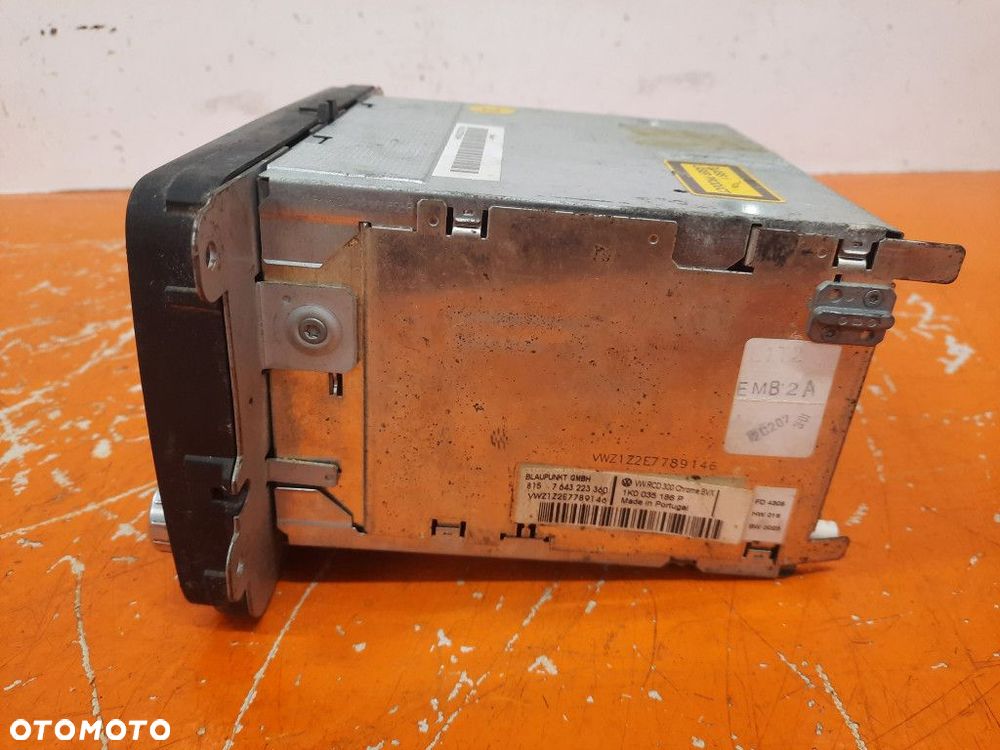 VOLKSWAGEN PASSAT B6 05-10 2,0FSI MT RADIO CD 1K0035186P BVX - 5